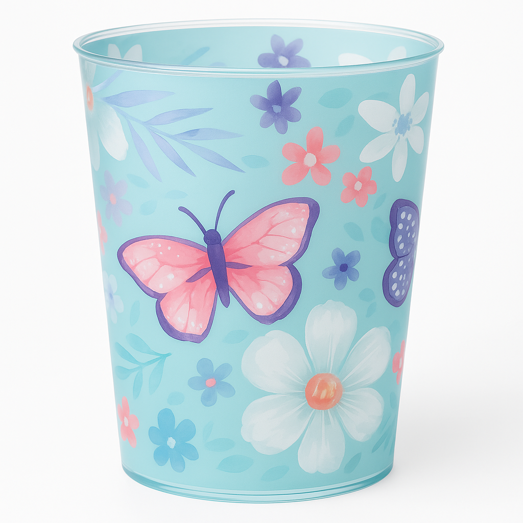 Fluttering Butterfly Favor Cup - 16 oz Reusable Party Cup