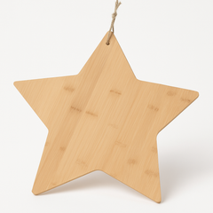 Patriotic Bamboo Star-Shaped Serving Platter