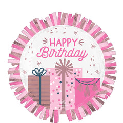 Pastel Birthday Celebration Super Shape Foil Balloon | 30"