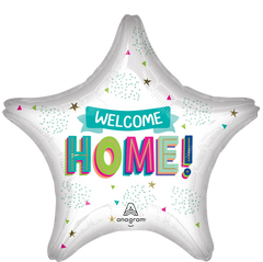 Jumbo "Welcome Home" Foil Super Shape Balloon