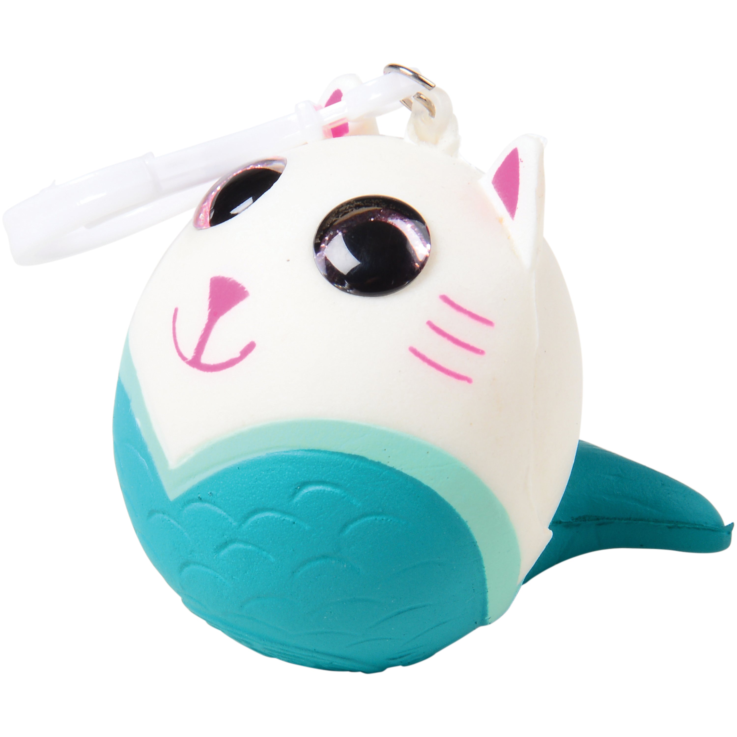 Squishy Purrmaid W/Glitter Eyes/12 Per Disp - 12 Count