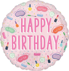 Foil Spa Party 18" Mylar Balloon