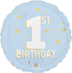 Lil' Mr. 1st Birthday Foil Balloon - 18"