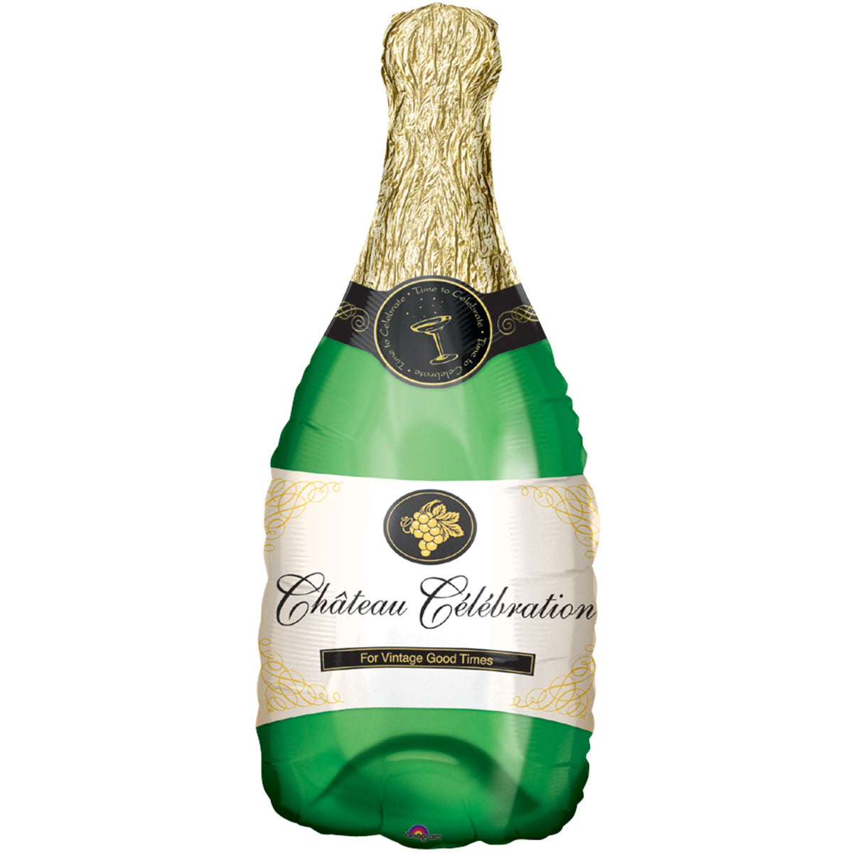 Giant Champagne Bottle Foil Balloon