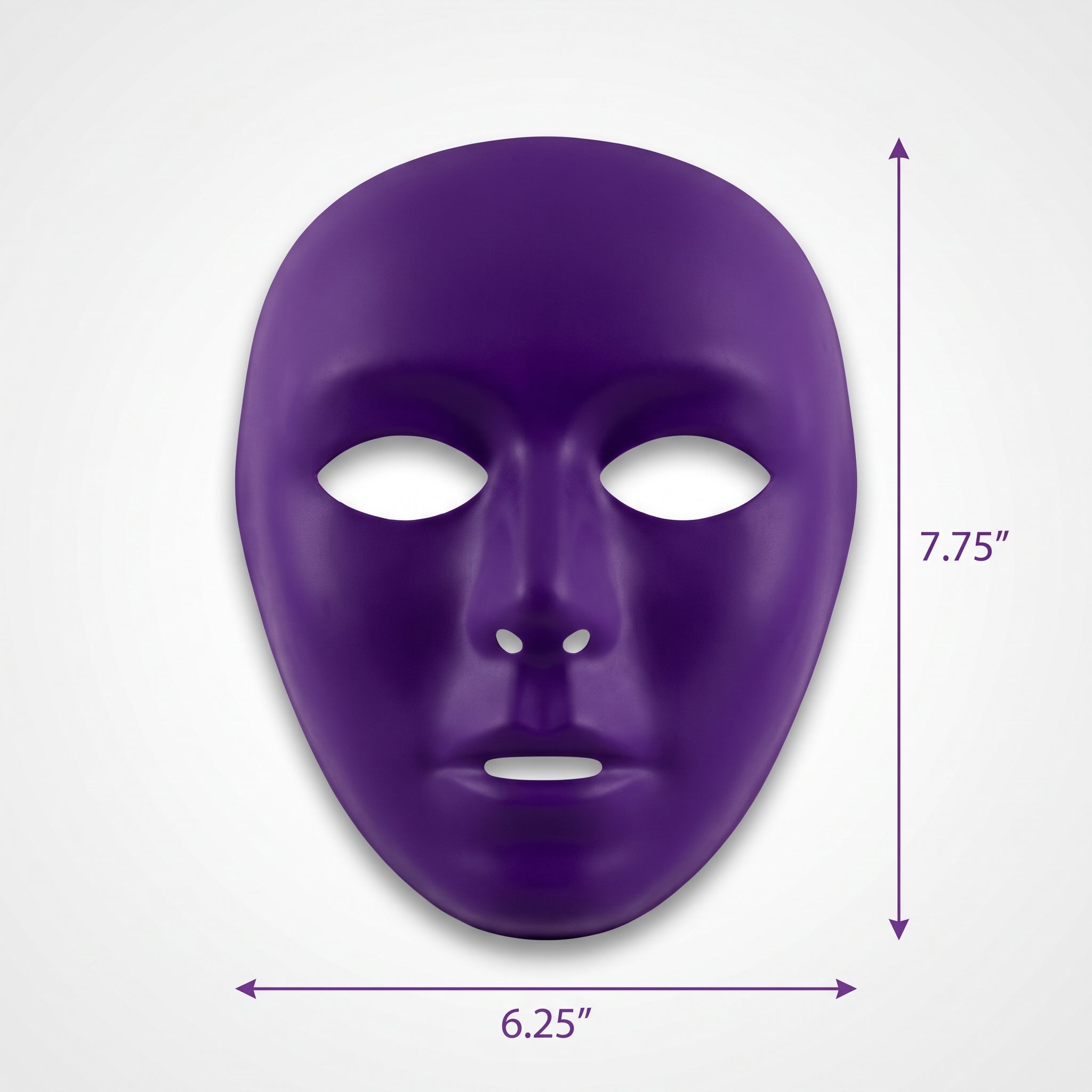 Purple Full Face Team Spirit Mask