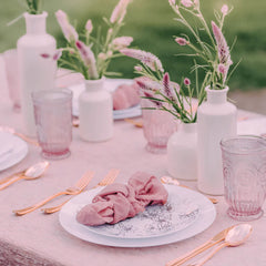 Exquisite Rose Gold Plastic Spoons | 480 Count