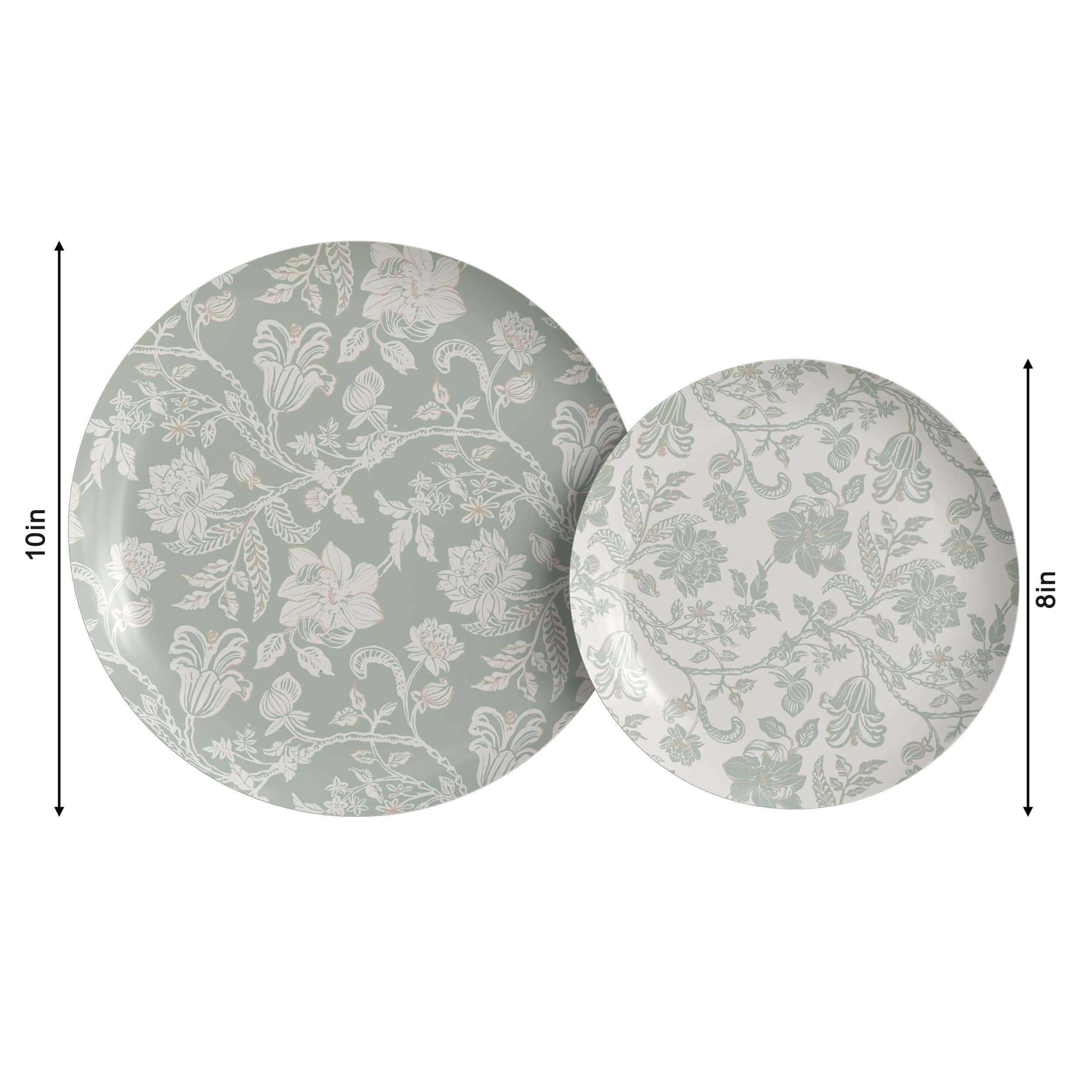 10 In. Earthtrends Gracy Design Paper Plates | 20 Count