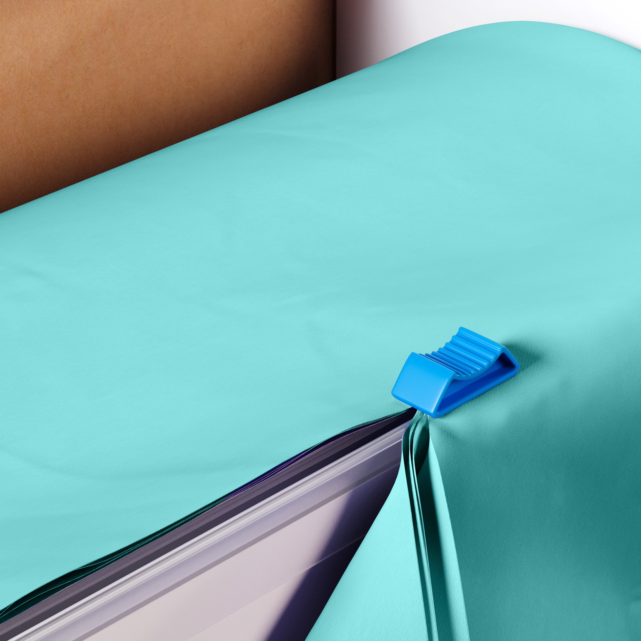 54 in. x 300 Ft. Cut To Size Table Roll | Aqua