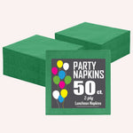 Emerald Green Luncheon Napkins - 6.75 In. X 6.75 In. | 50 Count