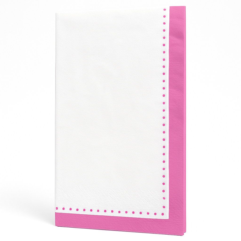 Bright Pink Premium Buffet Napkins
