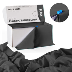 54 In. x 100 Ft. Cut To Size Table Roll | Black