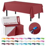 54 In. x 100 Ft. Cut To Size Table Roll | Burgundy
