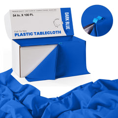 54 In. x 100 Ft. Cut To Size Table Roll | Dark Blue