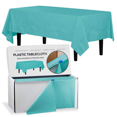 54 In. x 300 Ft. Cut To Size Table Roll | Aqua