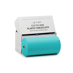 54 In. x 300 Ft. Cut To Size Table Roll | Aqua