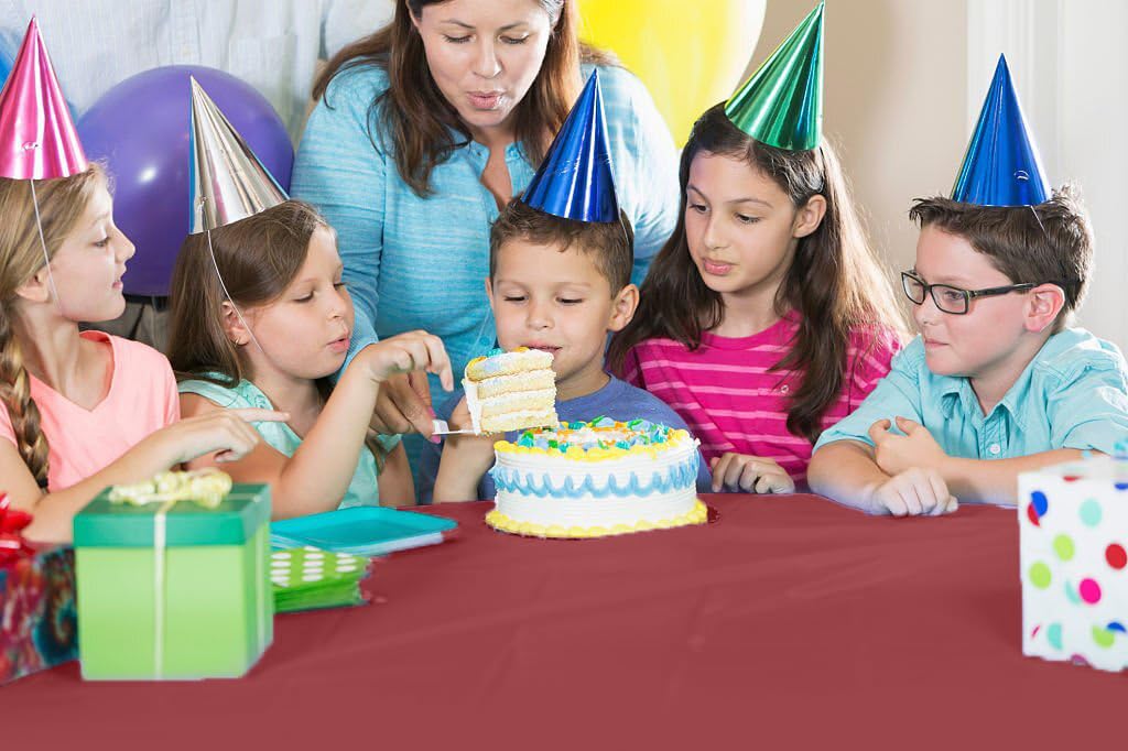 54 In. x 300 Ft. Cut To Size Table Roll | Burgundy