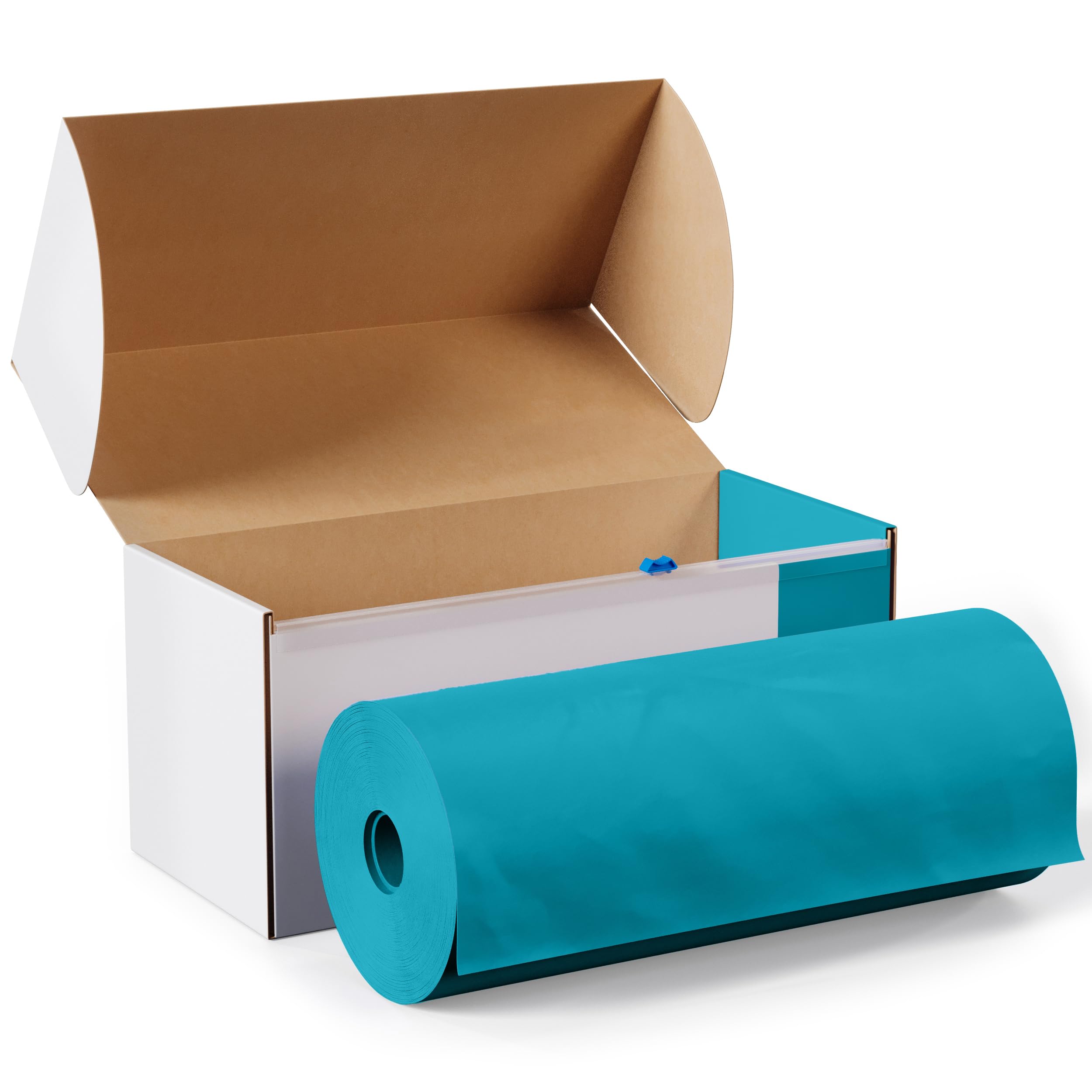 54 In. x 300 Ft. Cut To Size Table Roll | Turquoise