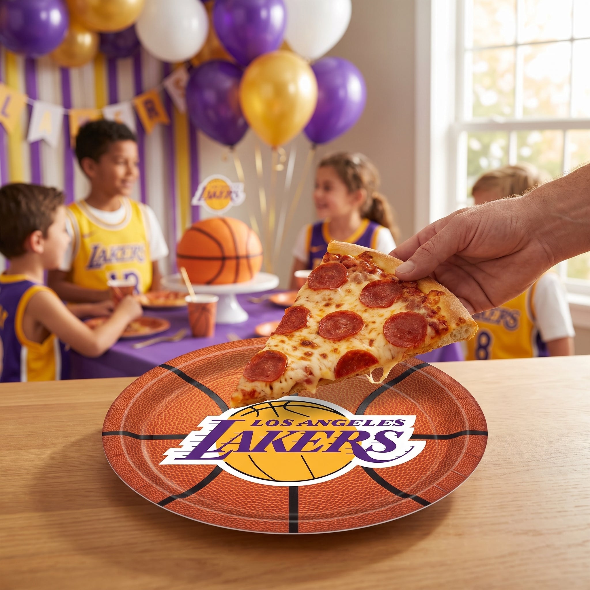 12" Los Angeles Lakers Basketball Cutout