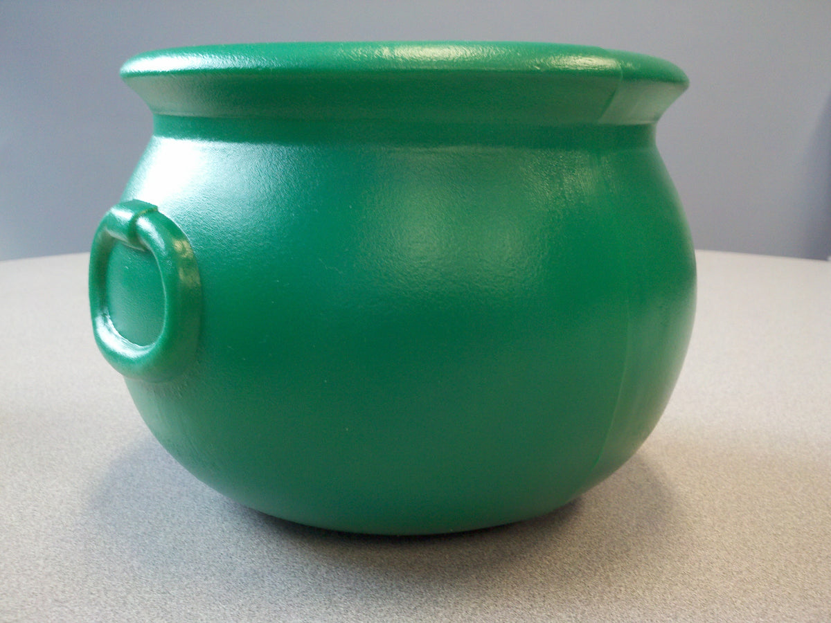 St. Patrick's Day 8-Inch Kelly Green Cauldron