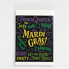 Mardi Gras Masquerade Plastic Table Cover - 3 Pack