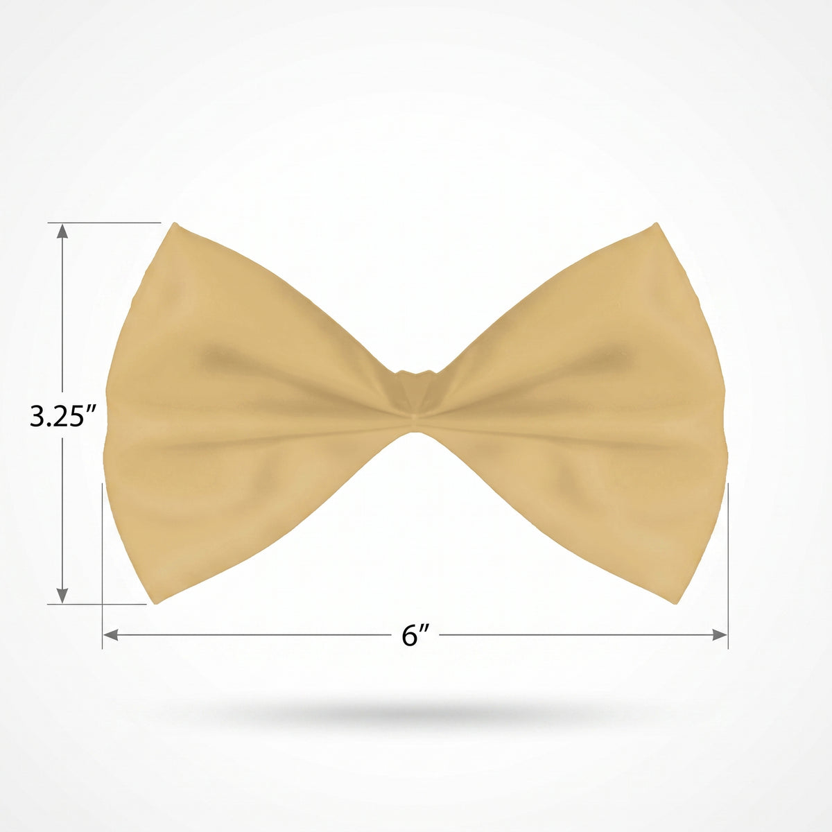 Dapper Gold Bow Tie Costume Accessory