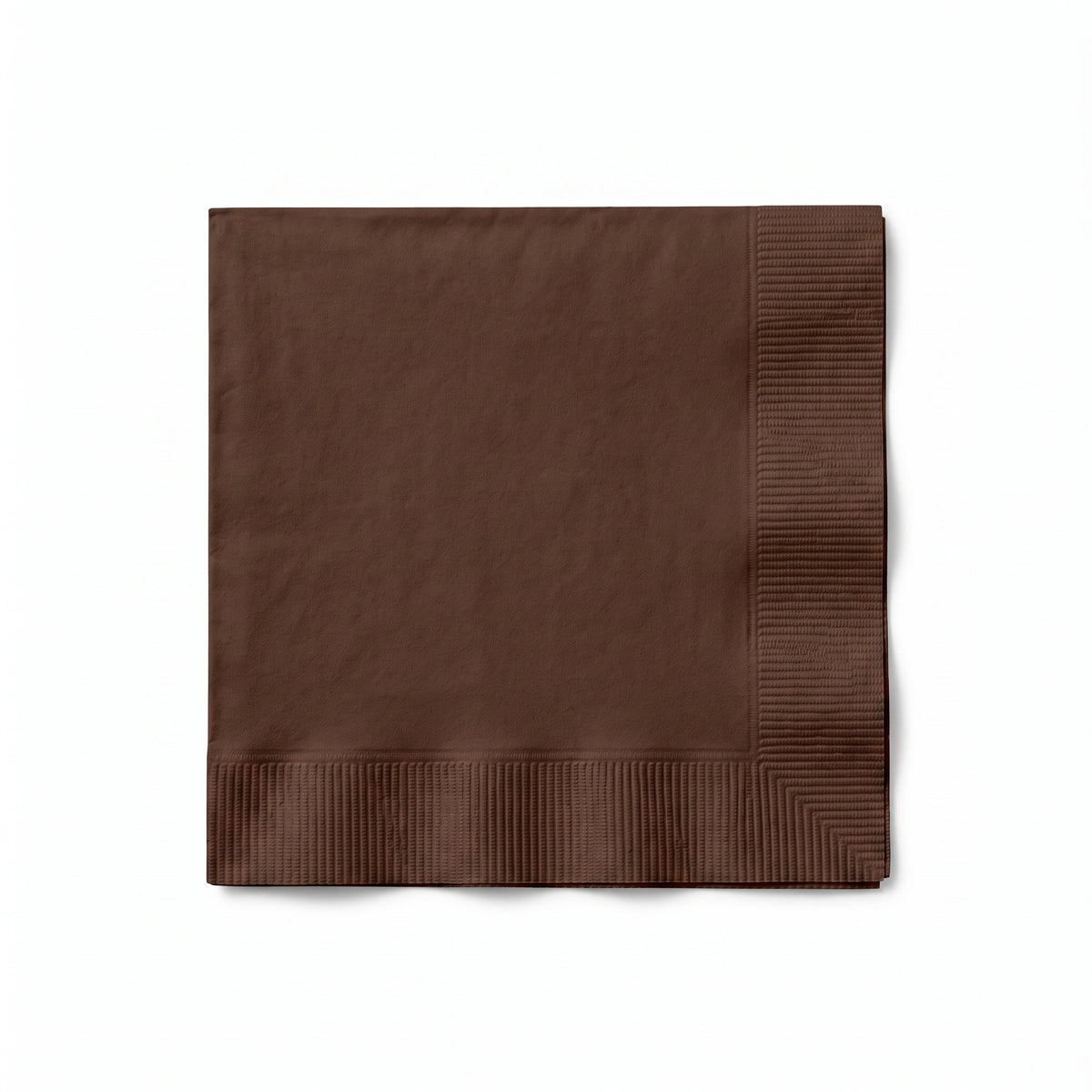 Chocolate Brown Luncheon Napkins - 6.5 in. x 6.5 in.