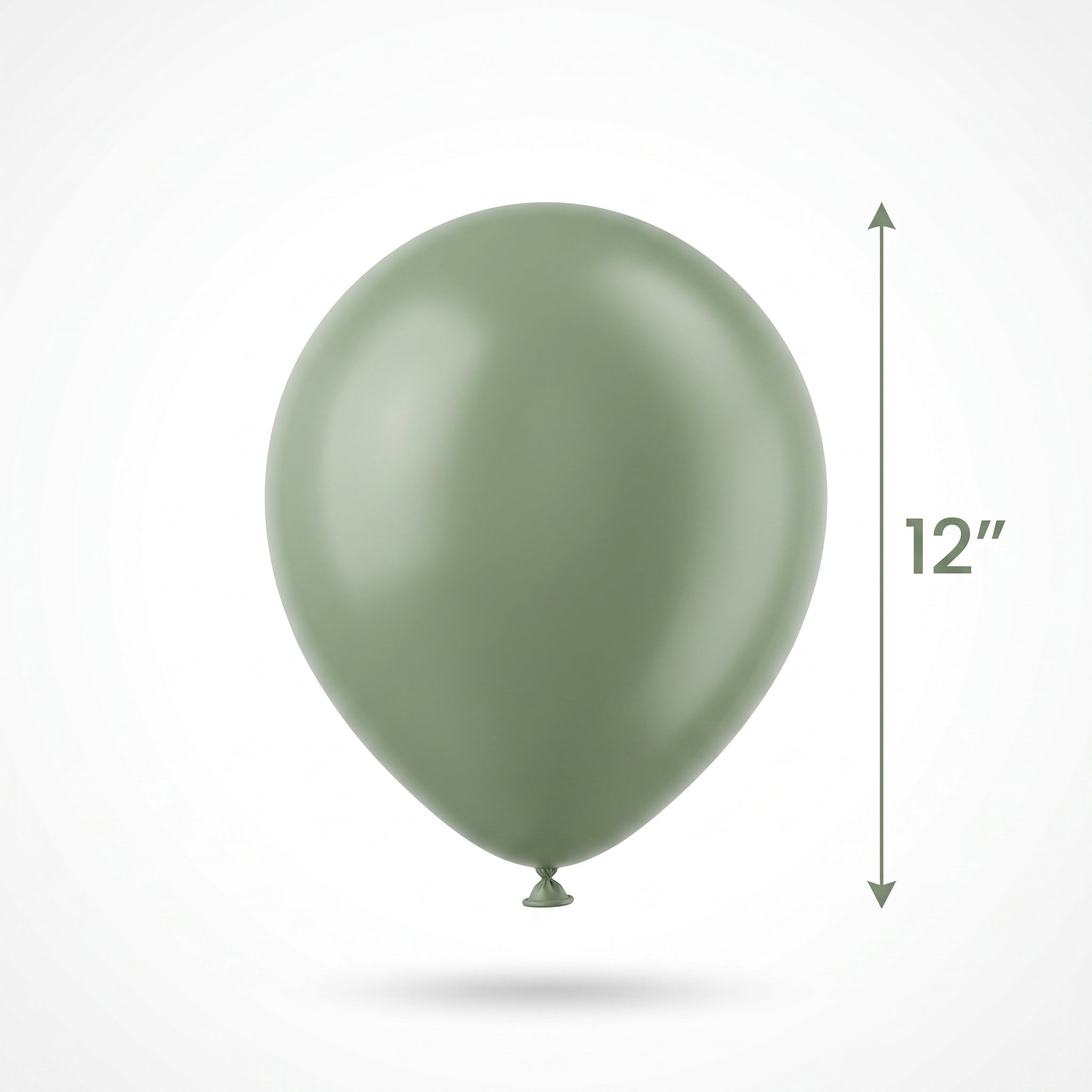 Luxaire Premium 12-Inch Sage Latex Balloons, 25 Pack
