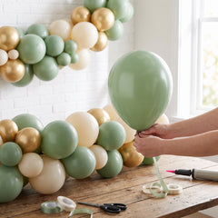 Luxaire Premium 12-Inch Sage Latex Balloons, 25 Pack