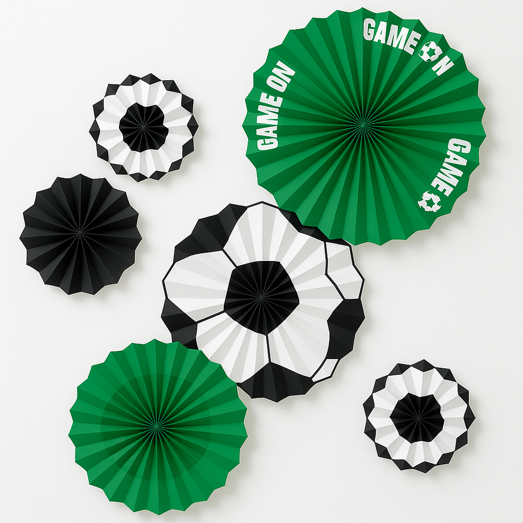 Soccer Fan Paper Decoration Set