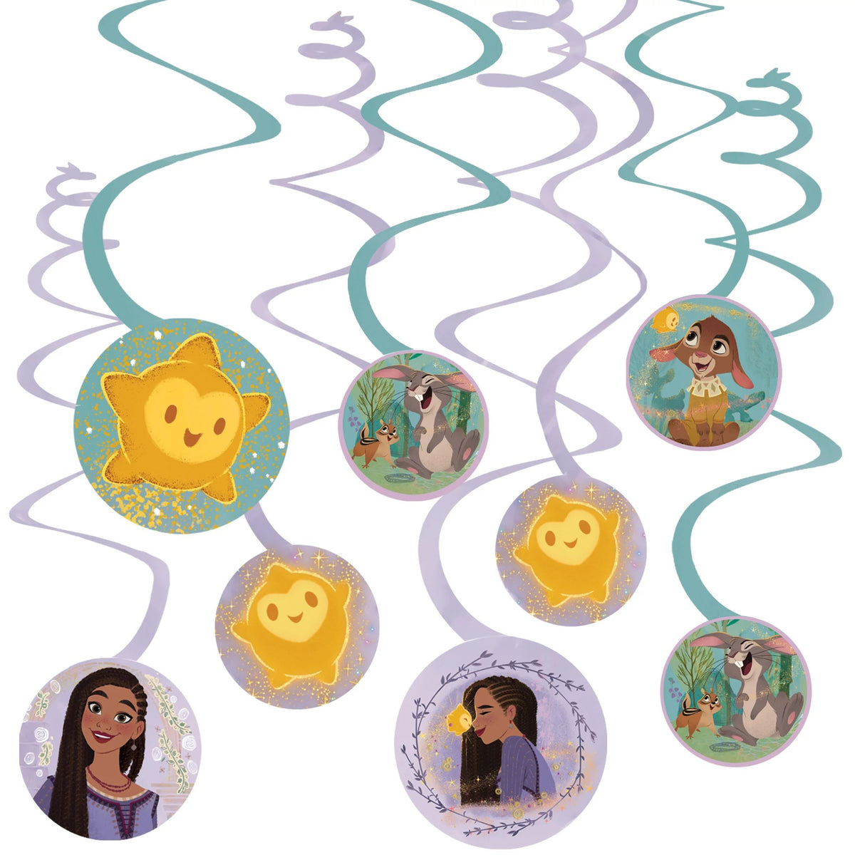 Disney Wish Swirl Party Decorations