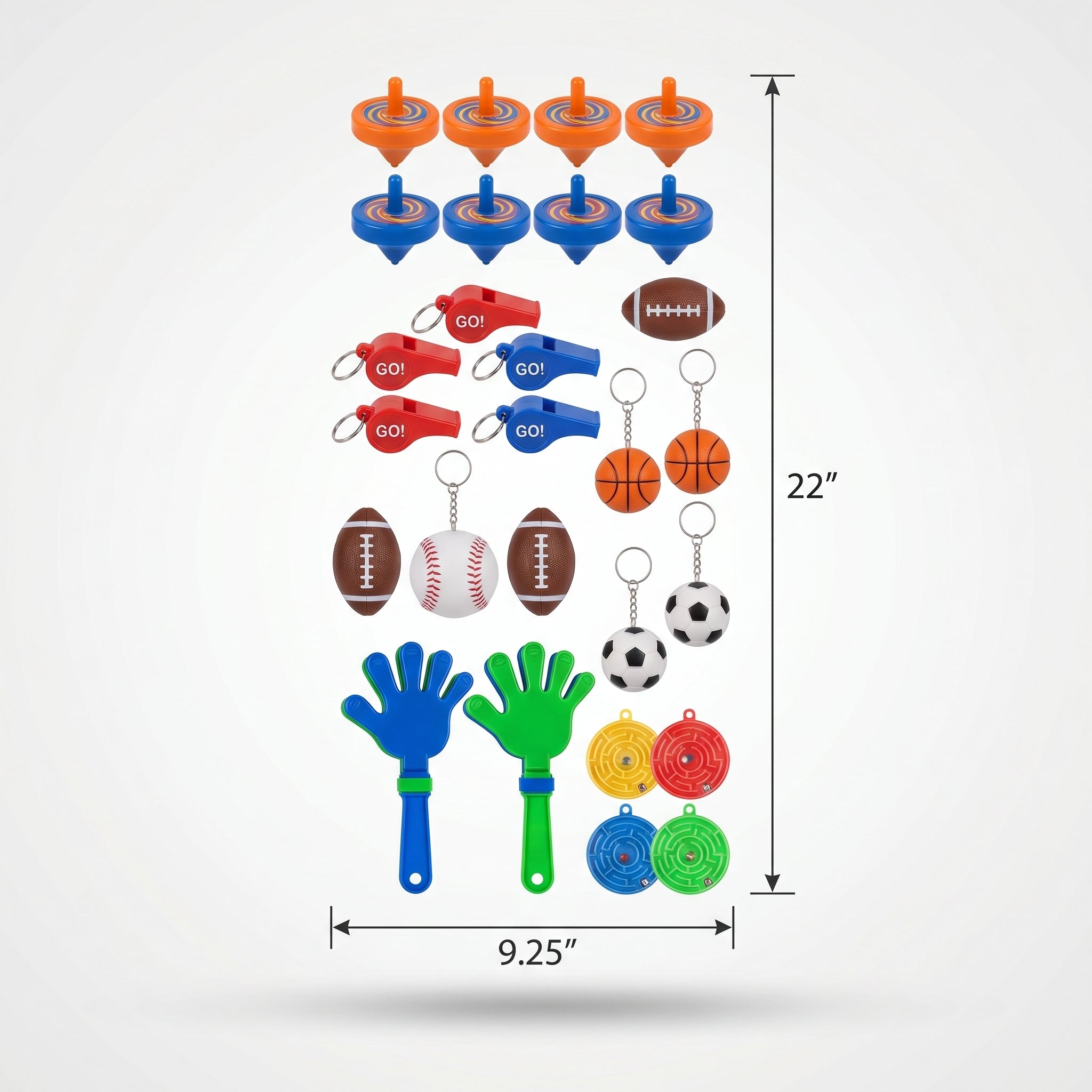 Sports-Themed Mega Value Favor Pack for Kids
