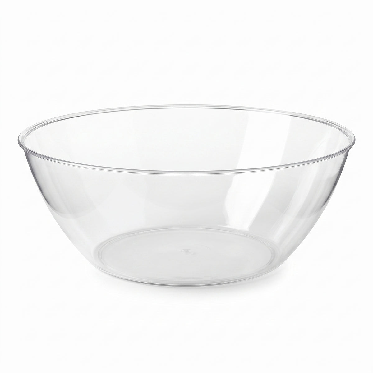 Clear 10-Quart Plastic Serving Bowl for All Occasions
