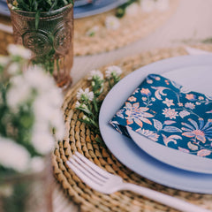 10 In. Chambray Blue Plates | 10 Count