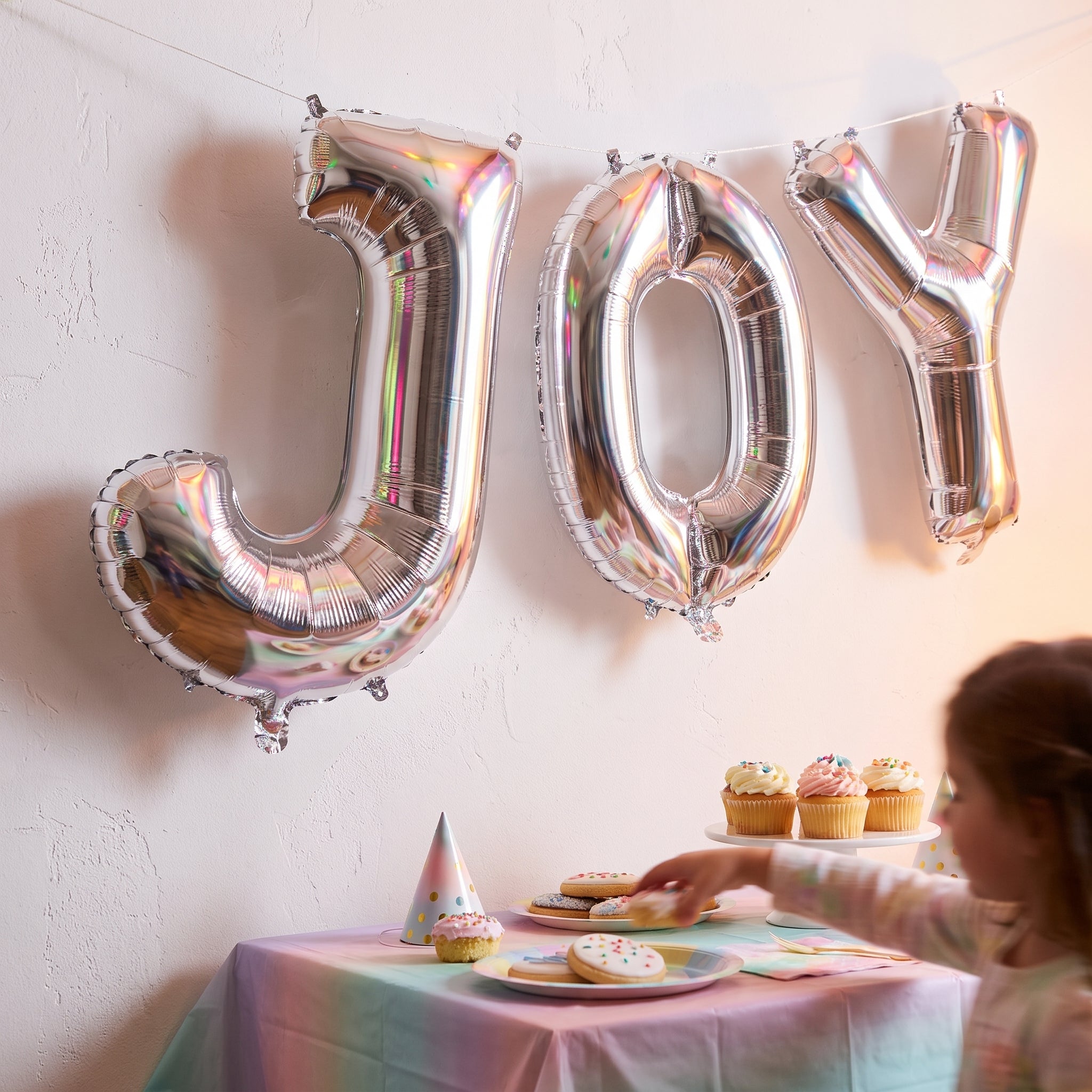 Silver Foil Letter "J" Balloon - Metallic Mylar