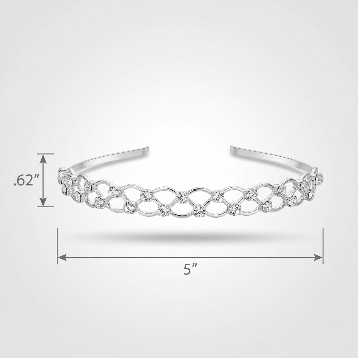 Elegant Bridal Gemstone Headband