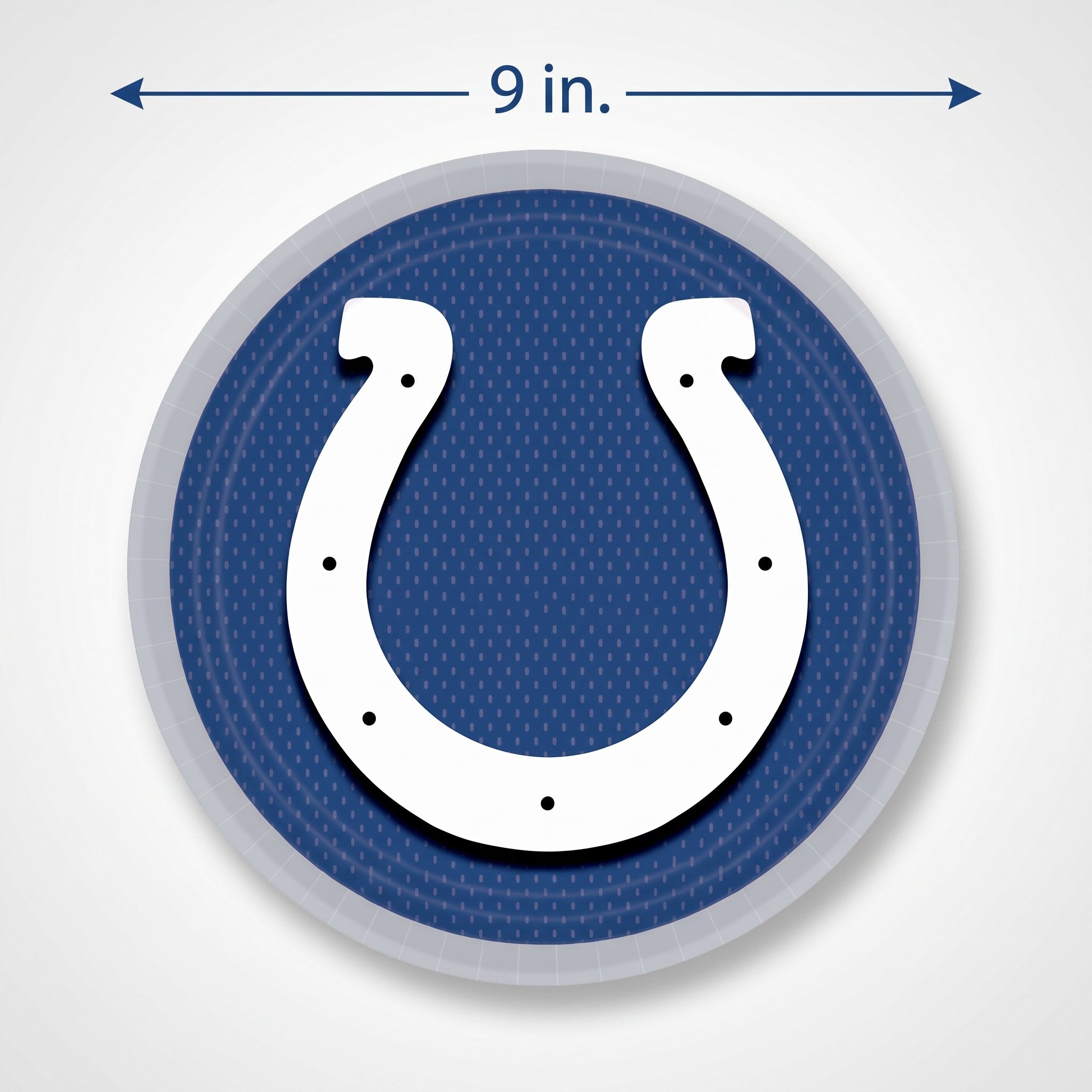 Indianapolis Colts 9" Round Paper Plates