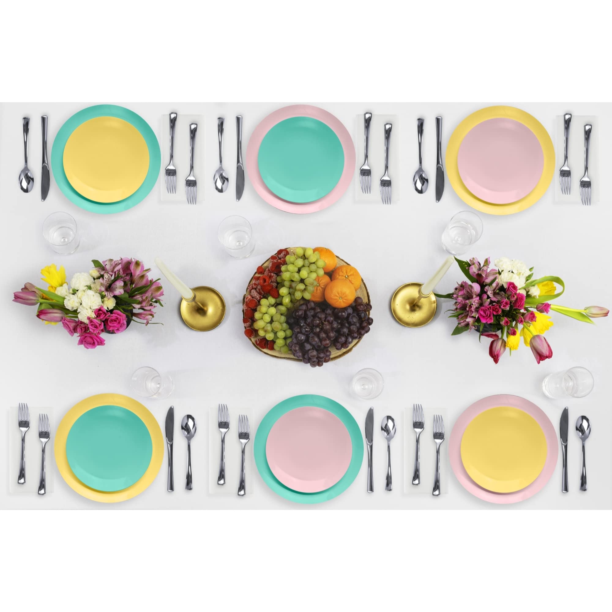 8 In. Cascade Design Plastic Plates | 120 Count