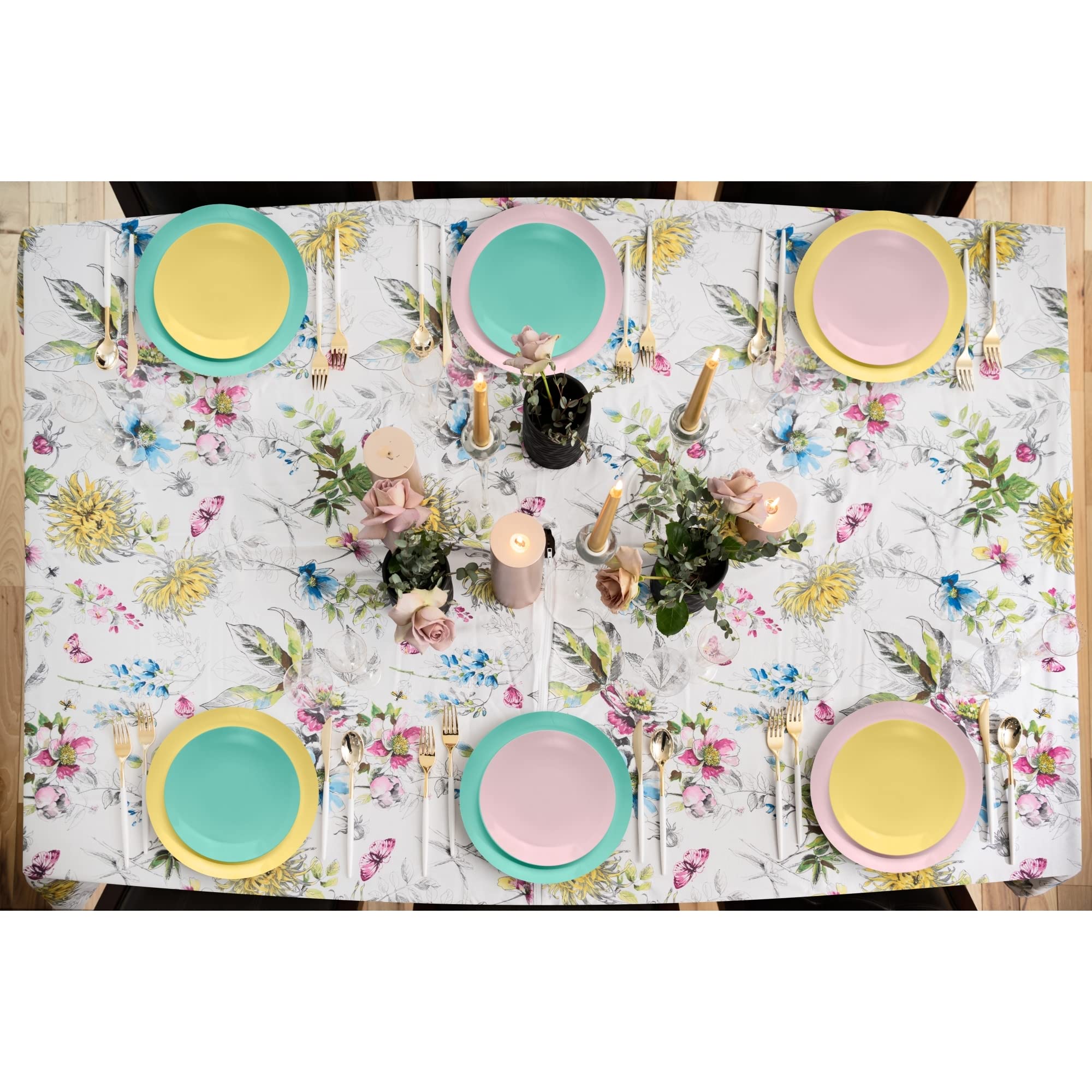 8 In. Cascade Design Plastic Plates | 120 Count