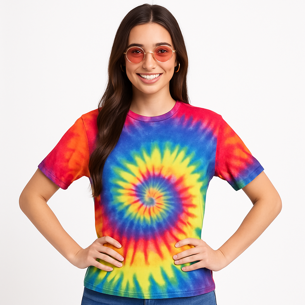 60's Tie-Dye T-Shirt Costume (Adult S/M)