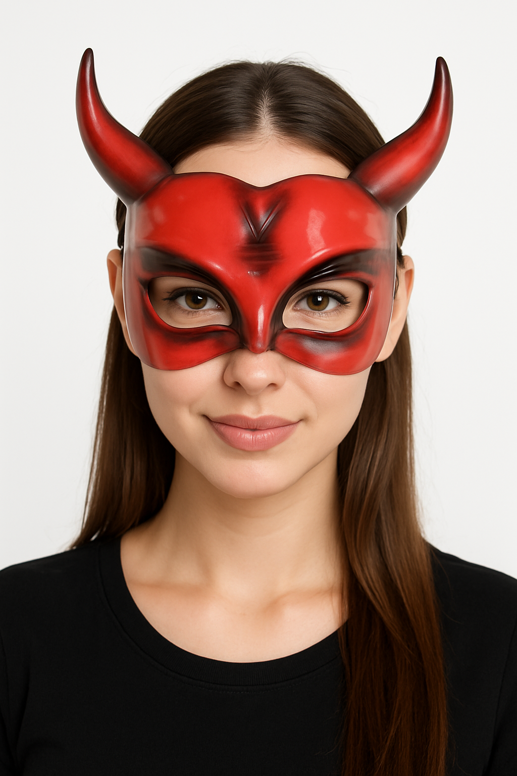 Horned Devil Halloween Fashion Mask