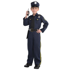 Boys' Police Officer Costume - Career Role Play Outfit