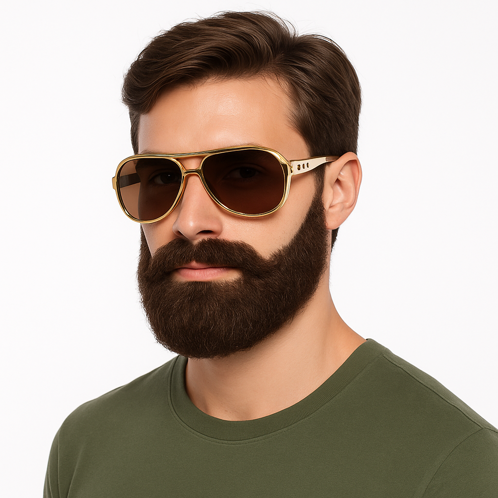 Hungover Beard & Moustache Costume Accessory