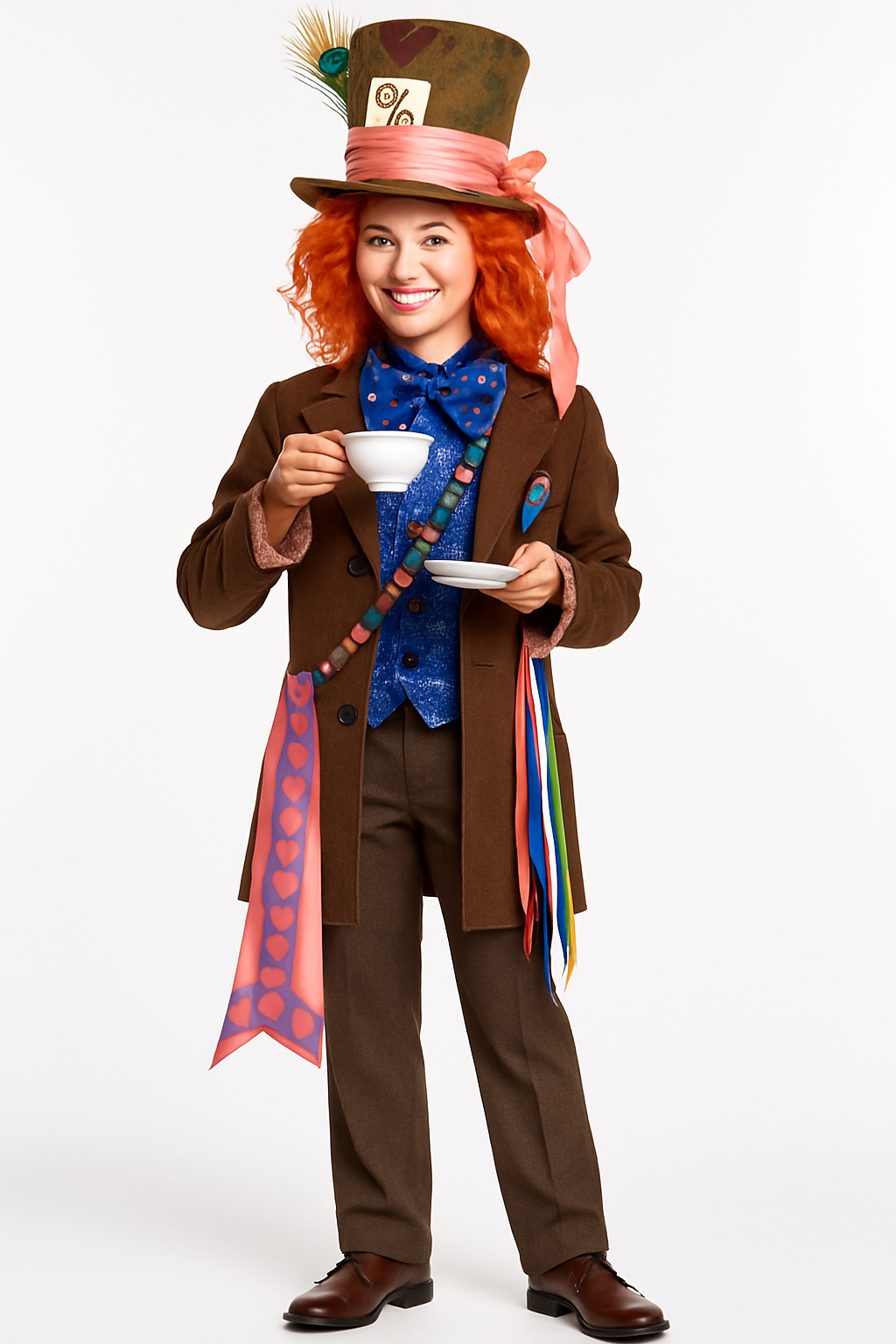 Mad Hatter Men's Costume - Alice in Wonderland - Adult One Size