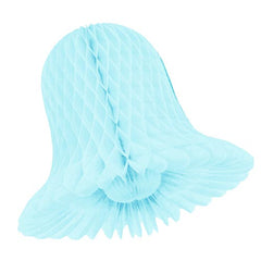 15 In. Light Blue Honeycomb Tissue Bell