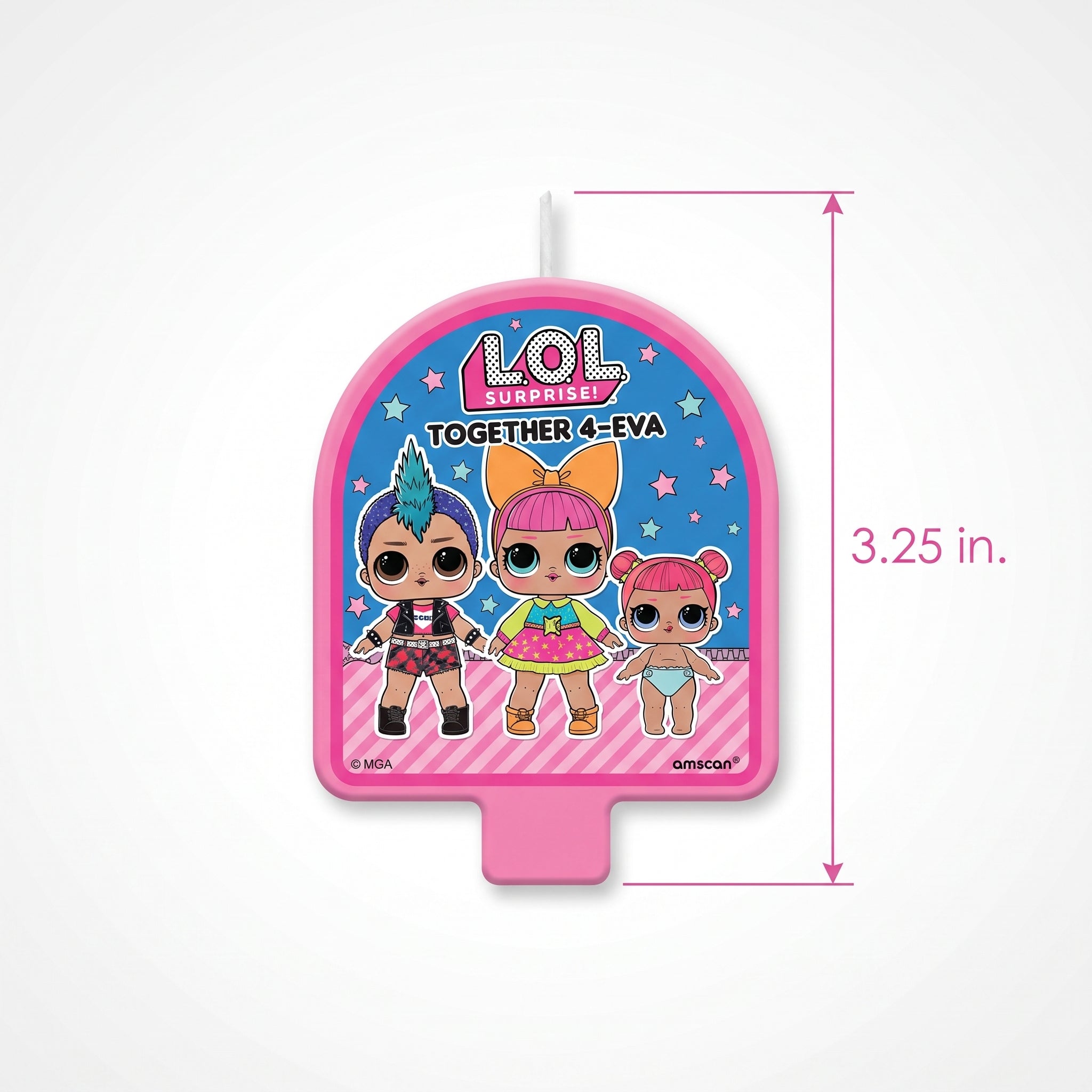 L.O.L. Surprise! Together 4-Eva Birthday Candle