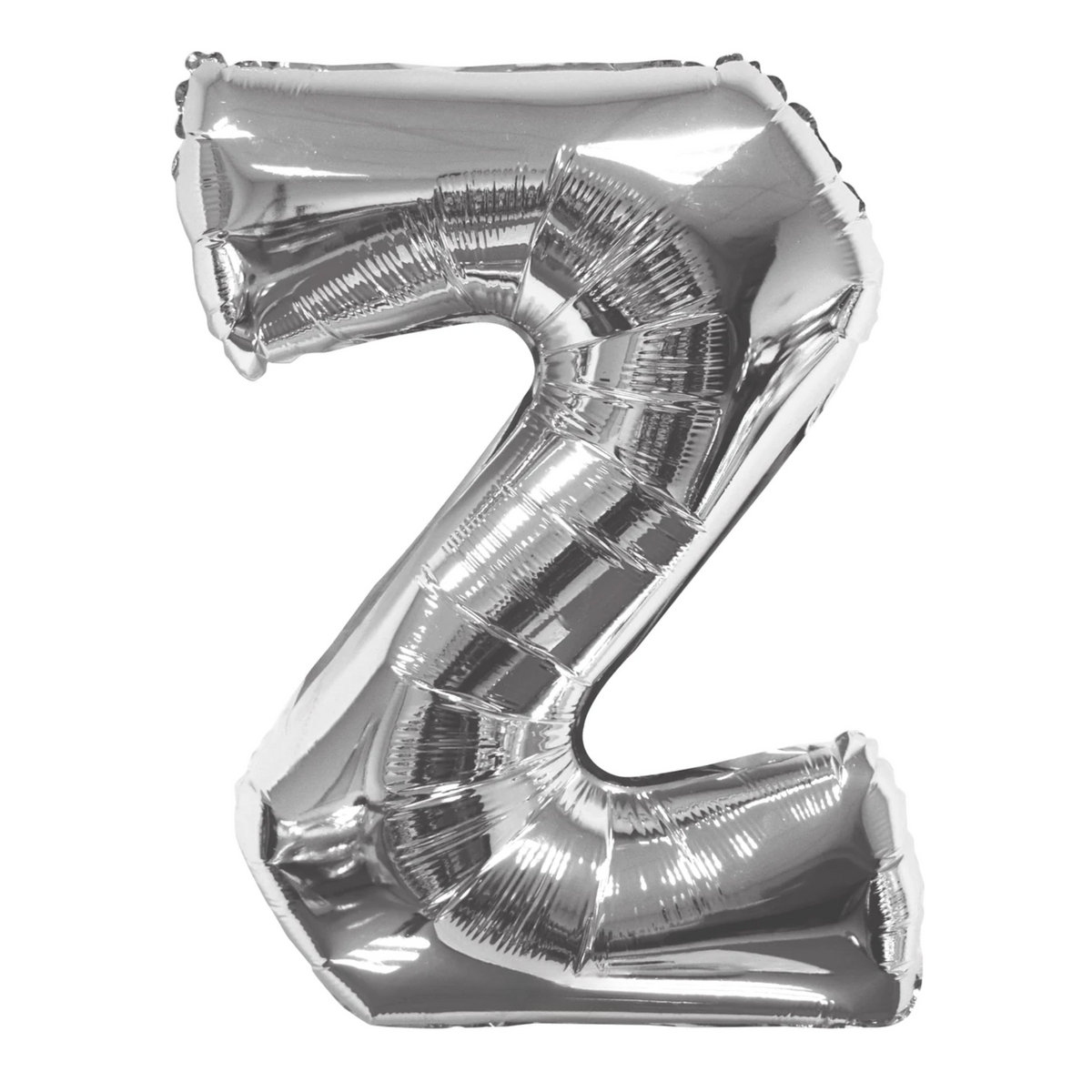 34 In. Silver Letter Z Balloon