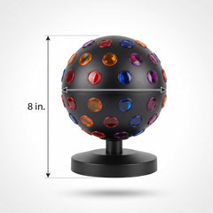 8" Rotating LED Disco Ball for Parties