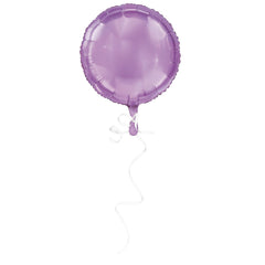 18 inch Lavender round foil balloon