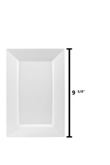 9.5 In. Clear Rectangular Plates | 10 Count