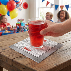 Marvel Avengers Beverage Napkins - 16 Pack - 5 In. X 5 In.